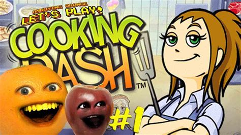 Annoying Orange And Midget Apple Play Cooking Dash 2016 Part 1 Youtube