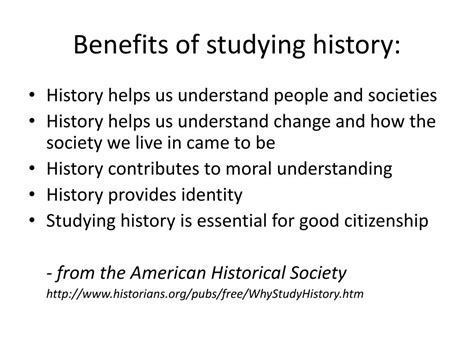 🏷️ Advantages Of Studying History Four Reasons Why You Should Study