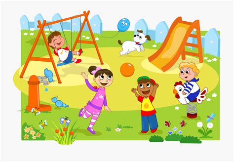 Park Clipart Playground Playing In The Park Clipart Free