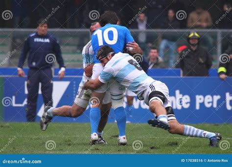 Rugby Test Match 2010 Italy Vs Argentina 16 22 Editorial Photo Image Of International