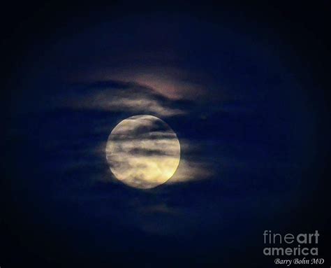 Stormy Moon Photograph By Barry Bohn Fine Art America