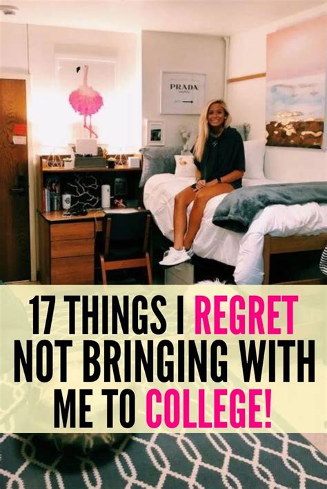 17 Things I Wish I Brought To College Freshman Year Learn From My
