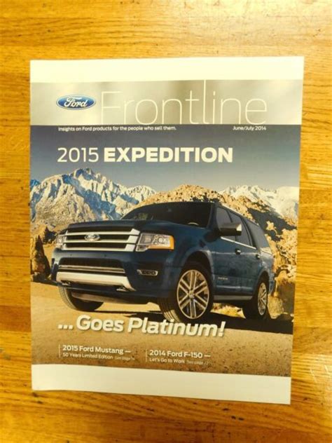 2015 Ford Expedition And Mustang Introduction Frontline Dealer Magazine