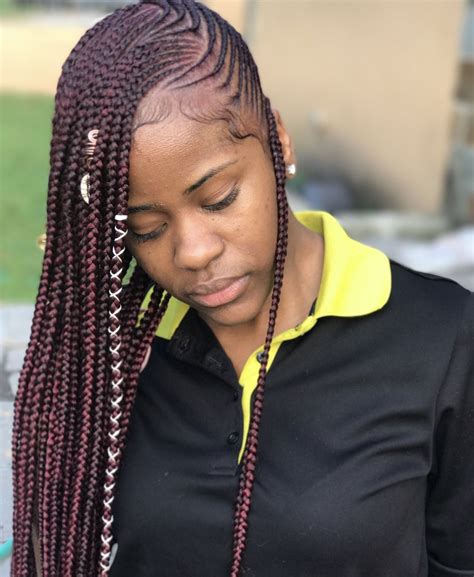 It is characterized by red looking braids that give you a lively look. Red Beyonce Braids | Lemonade braids hairstyles, Hair ...