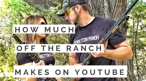 How Much Off The Ranch Makes On Youtube Youtube Ranch Audio Books