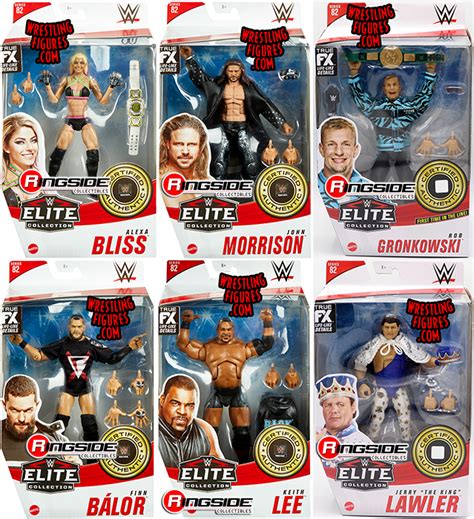Wwe Elite 82 Complete Set Of 6 Wwe Toy Wrestling Action Figures By