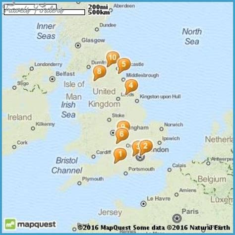 England Map Tourist Attractions Travelsfinderscom