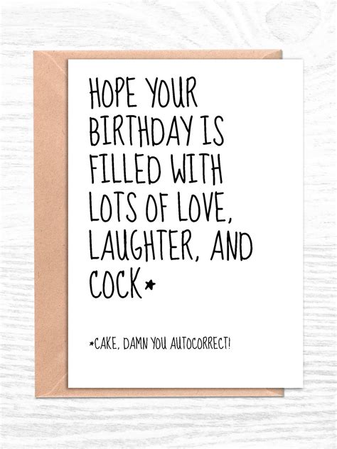 Funny Inappropriate Birthday Cards Free Printable