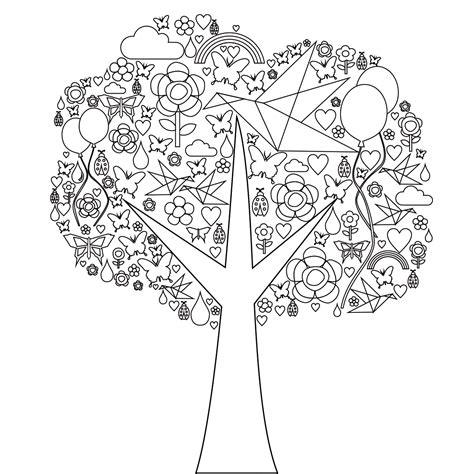Free Printable Tree Of Life Coloring Page