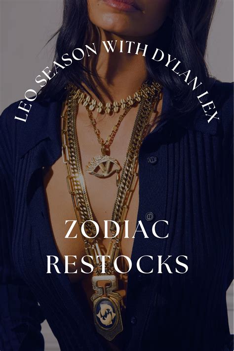 Leo Season Horoscopes & Zodiac Restocks ~~~ – DYLANLEX