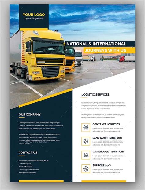 Transportation Flyer Templates Free