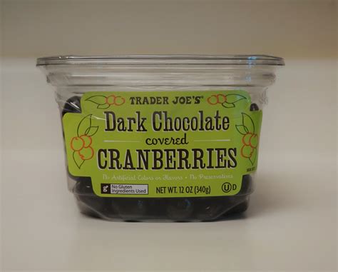 Exploring Trader Joes Trader Joes Dark Chocolate Covered Cranberries