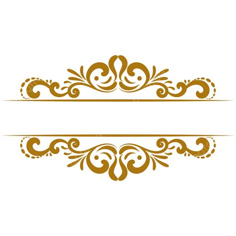 Royal Gold Frame Vector Design Images Gold Royal Frame Png For