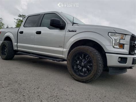 2017 Ford F 150 With 20x10 19 Fuel Sledge And 29555r20 Toyo Tires Open Country Rt And Stock