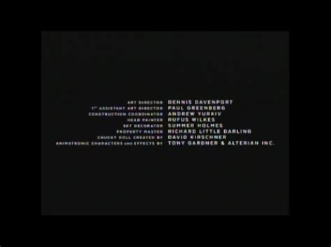 Chucky Tv Series End Credits Syfy 2021 YouTube