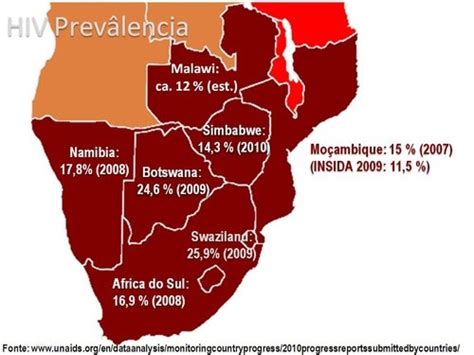 Bambaram Di Padida África Austral Com Maior Taxa De PrevalÊncia De Hivsida Do Mundo