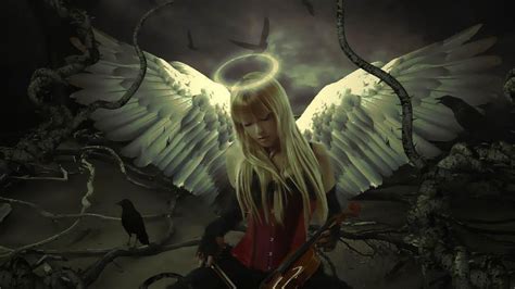 Download Bride Fantasy Angel Wallpaper