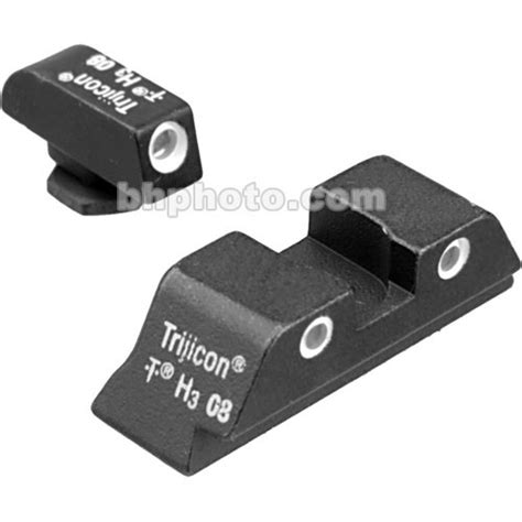 Trijicon Glock 3 Dot Front And High Rear Bright And Tough Night Gl04