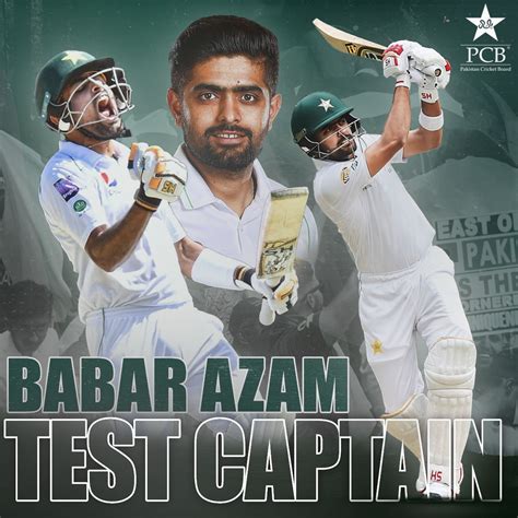 Babar Azam Appointed Test Captain Press Release Pcb