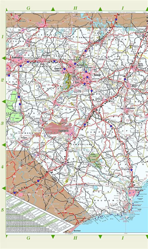 North Carolina Aa Maps