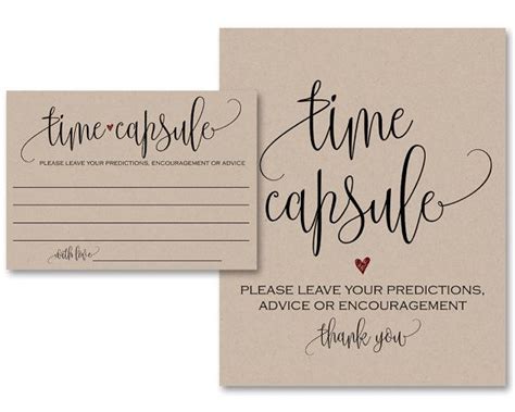 Time Capsule Guest Book Alternative Time Capsule By Amodernsoiree