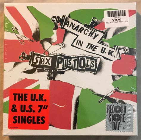 Sex Pistols ‎ Anarchy In The Uk Uk And Us 7 Singles Record Store Day