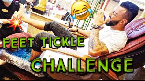 Feet Tickle Challenge In Nail Salon Hillarious Full Youtube