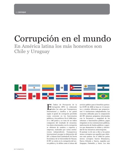 Corrupción en el mundo