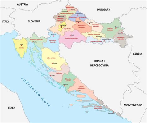 Mapa online de croacia googlemapa. Mapa da Croácia - Europa Destinos