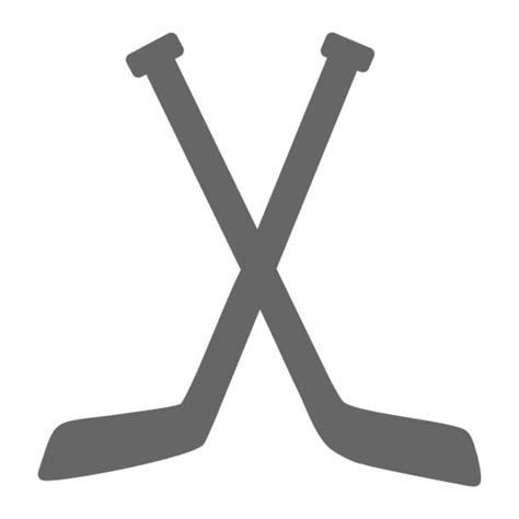 Hockey Sticks Stencil