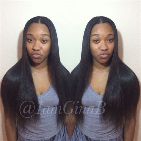 Middle Part Sew In Weave Versatile Sew In Long Hair Long