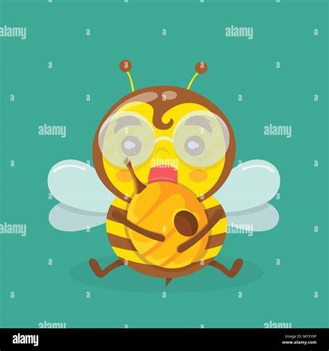 Cute Bee Cartoon Vector Isolated Stock Vector Image And Art Alamy
