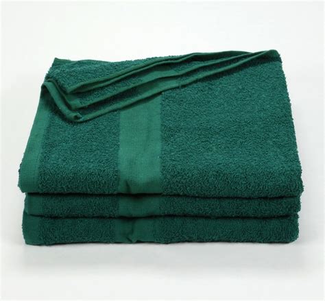 22x48 Hunter Green Wholesale Bath Towel Texon Athletic Towel