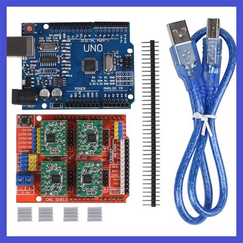 Cnc Shield Expansion Board V30uno R3 Board With Usb For Arduino4pcs