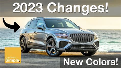 2023 Genesis Gv70 Full Change List New Colors And Packaging Youtube