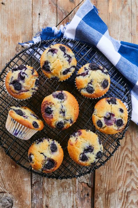 Bakery Style Lemon Blueberry Muffins Gemmas Bigger Bolder Baking