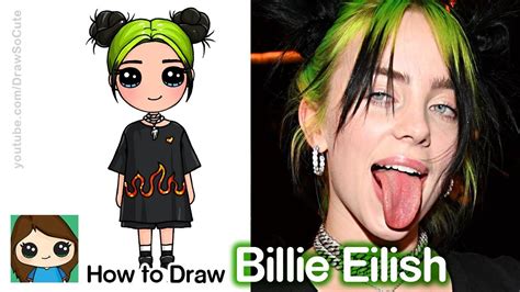 Pin By Irma Loza On Draw So Cute Kawaii Girl Drawings Billie Eilish