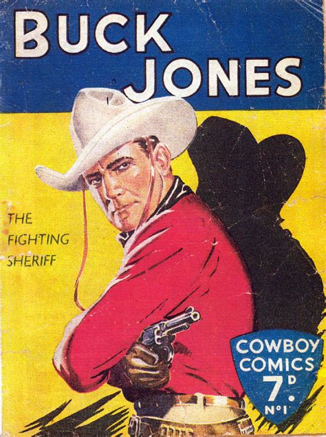 Cowboy Comics Library Buck Jones Of The Trail Of The Ryders Mr