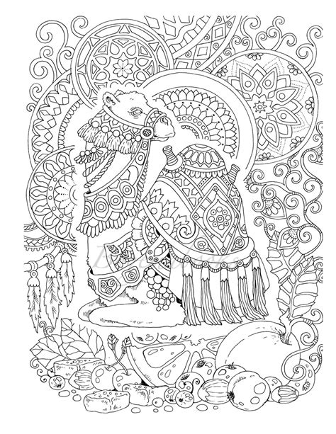 Awesome Animals Adult Coloring Pages Coloring Pages Etsy Uk