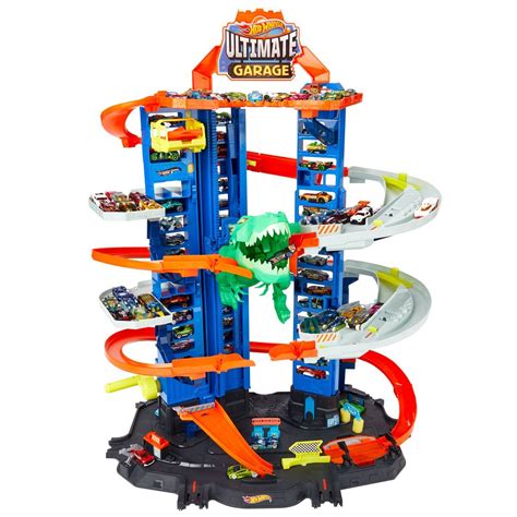 Very fast shipping, nicely packaged, exactly what i ordered! Hot Wheels City Robo T-Rex Ultimate Garage Playset