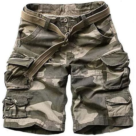 2018 summer men new style board shorts high quality mens cargo shorts casual shorts with belt 11