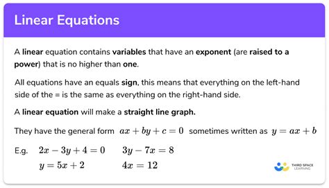Linear Equations Gcse Maths Steps Examples And Worksheet