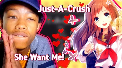 i think she has a crush on me say less playing just a crush visual novel full gameplay