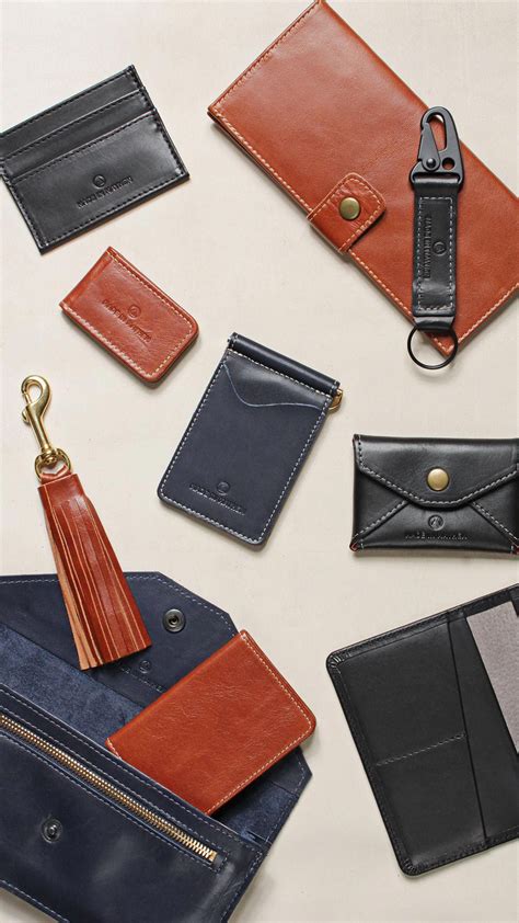 Leather Accessories For Men Made In Usa Leathergoods Tformen