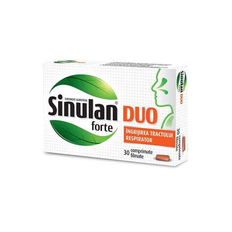 Sinulan Duo Forte 30 Tablete Walmark Farmaciabajanro