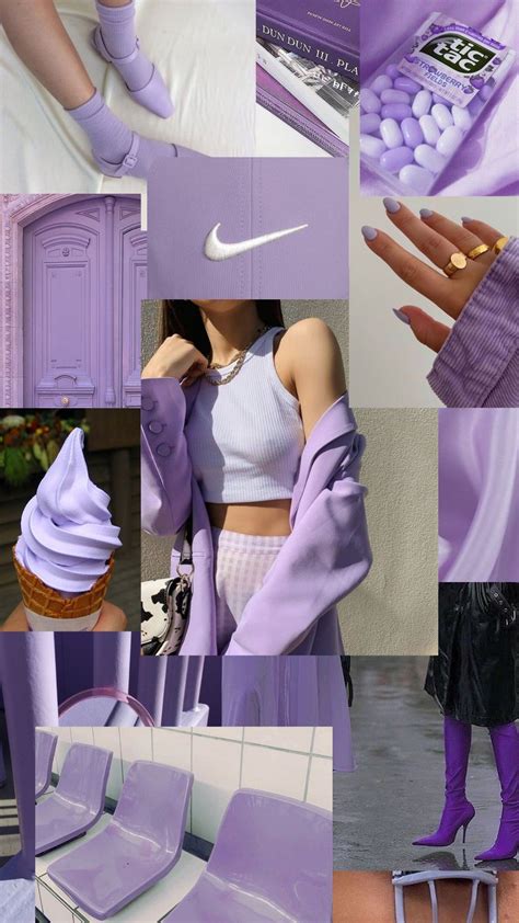 Aesthetic Collage Wallpaper In 2021 Lavender Aesthetic Iphone