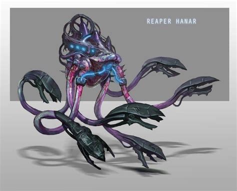 Reaper Husks Concepts Art By Andrewryanart Masseffect Alien Concept