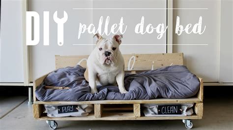 Diy Pallet Dog Bed Home Depot Youtube