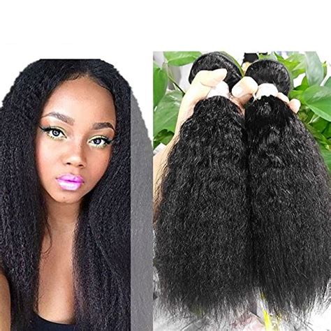 Buy Ms Mary Hair Mixed Length 20inch 22inch 22inch Mongolian Yaki Afro Kinky Straight Hair 3
