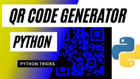 QR Code In 3 Lines Of Python Code Generate And Access QR Code Easily